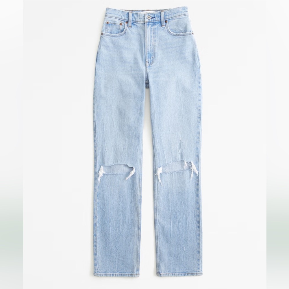 Abercrombie & Fitch Light Blue High Rise Jeans